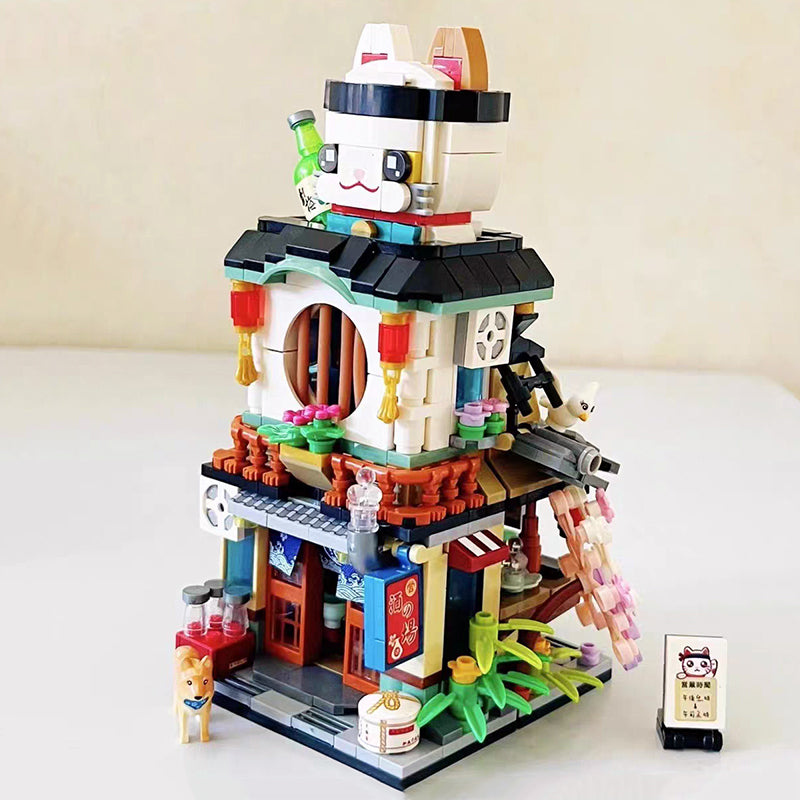 Japanese Ramen Bar Seafood Store Micro Building Sets - Kawaiies - Adorable - Cute - Plushies - Plush - Kawaii