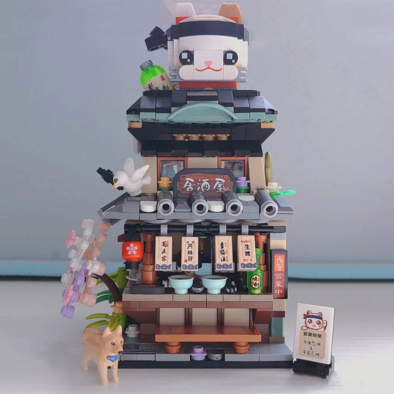 Japanese Ramen Bar Seafood Store Micro Building Sets - Kawaiies - Adorable - Cute - Plushies - Plush - Kawaii