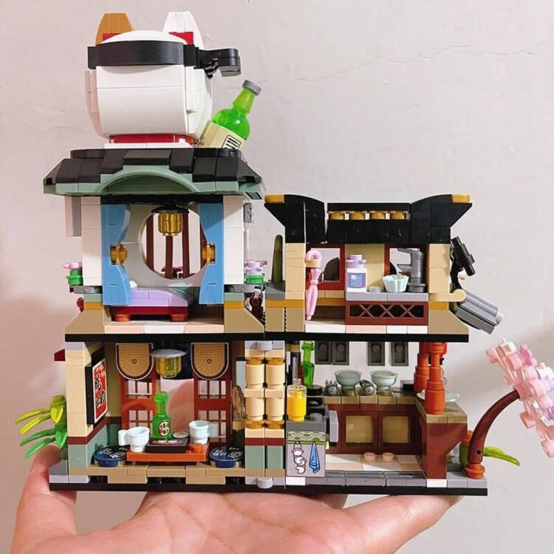 Japanese Ramen Bar Seafood Store Micro Building Sets - Kawaiies - Adorable - Cute - Plushies - Plush - Kawaii