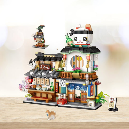 Japanese Ramen Bar Seafood Store Micro Building Sets - Kawaiies - Adorable - Cute - Plushies - Plush - Kawaii