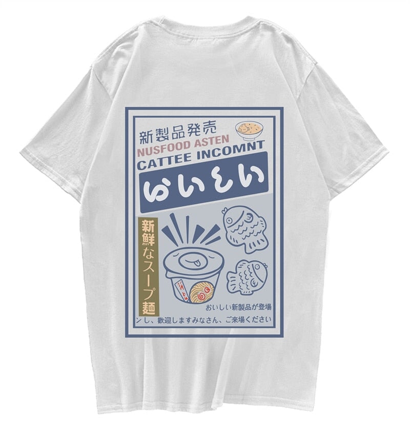 Japanese Ramen Fish Noodles Unisex Tee - Kawaiies - Adorable - Cute - Plushies - Plush - Kawaii