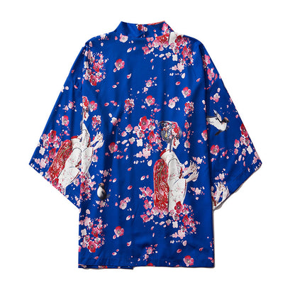 Japanese Sakura Cherry Blossom Print Kimono - Kawaiies - Adorable - Cute - Plushies - Plush - Kawaii