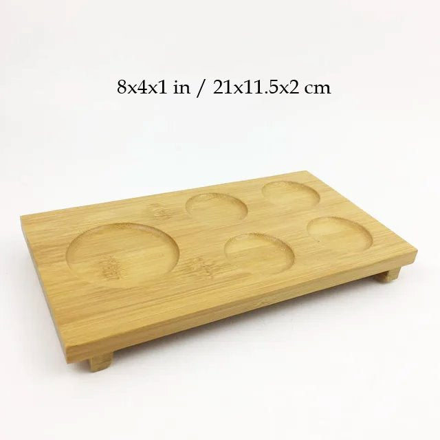 kawaiies-softtoys-plushies-kawaii-plush-Japanese Sakura Cherry Ceramic Sake Set Home Decor Wooden Tray 