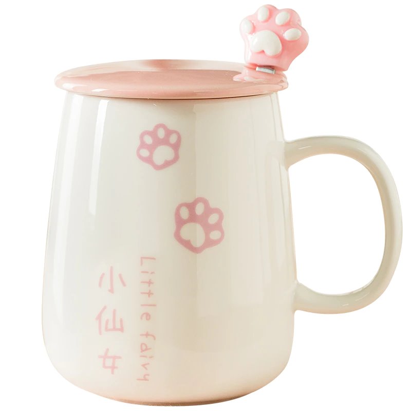 Japanese Sakura Paw Mug - Kawaiies - Adorable - Cute - Plushies - Plush - Kawaii