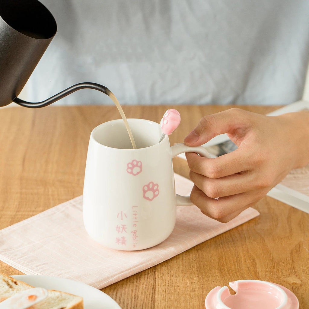 Japanese Sakura Paw Mug - Kawaiies - Adorable - Cute - Plushies - Plush - Kawaii