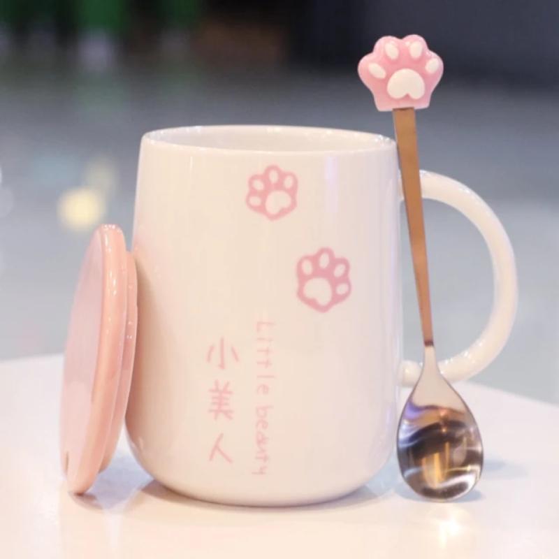 Japanese Sakura Paw Mug - Kawaiies - Adorable - Cute - Plushies - Plush - Kawaii