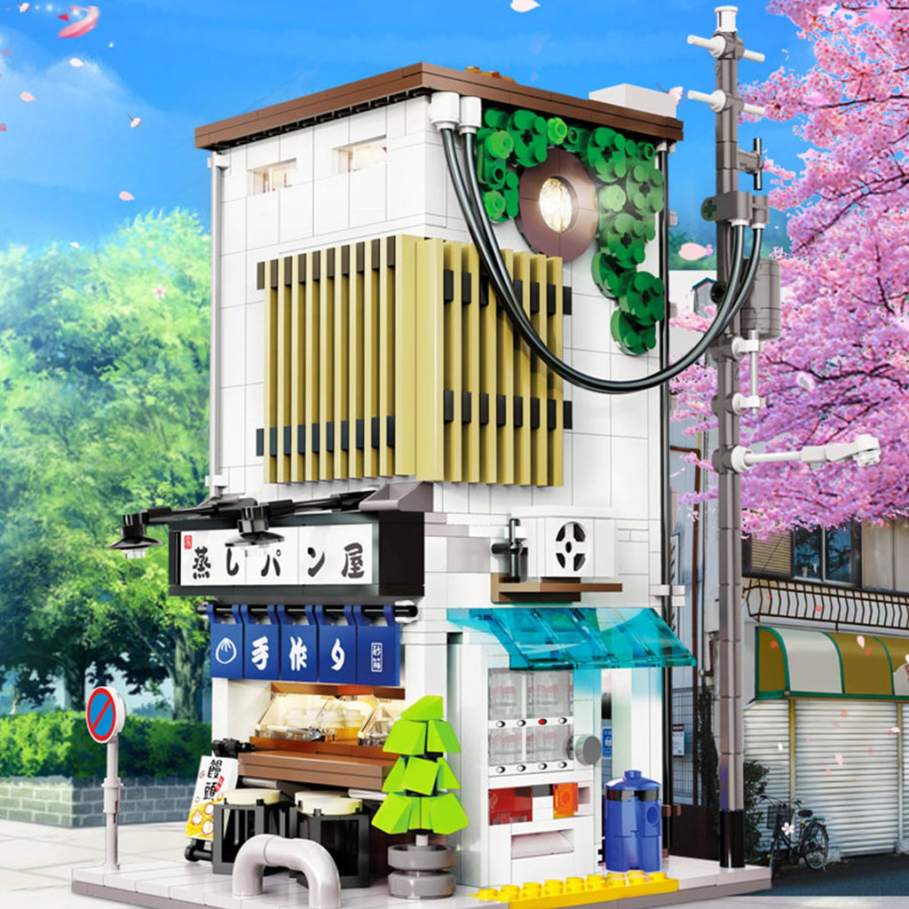 Japanese Steamed Bun Shop Building Blocks - Kawaiies - Adorable - Cute - Plushies - Plush - Kawaii