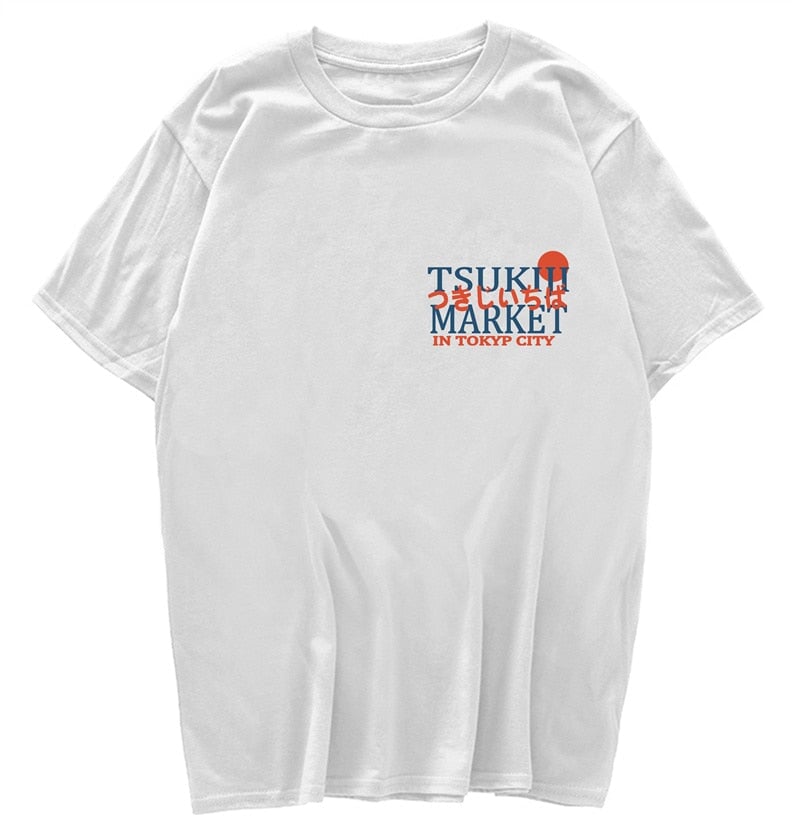 Japanese Tokyo Tsukiji Fish Market Unisex Tee - Kawaiies - Adorable - Cute - Plushies - Plush - Kawaii