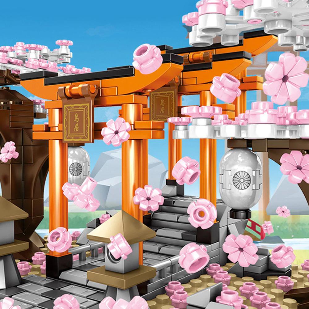 Romantic Japanese Torii Gates Cherry Blossom Trees Building Sets | Special Edition - Kawaiies - Adorable - Cute - Plushies - Plush - Kawaii