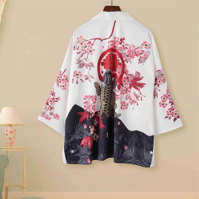 Japanese White Dragon and Golden Koi Kimono - Kawaiies - Adorable - Cute - Plushies - Plush - Kawaii