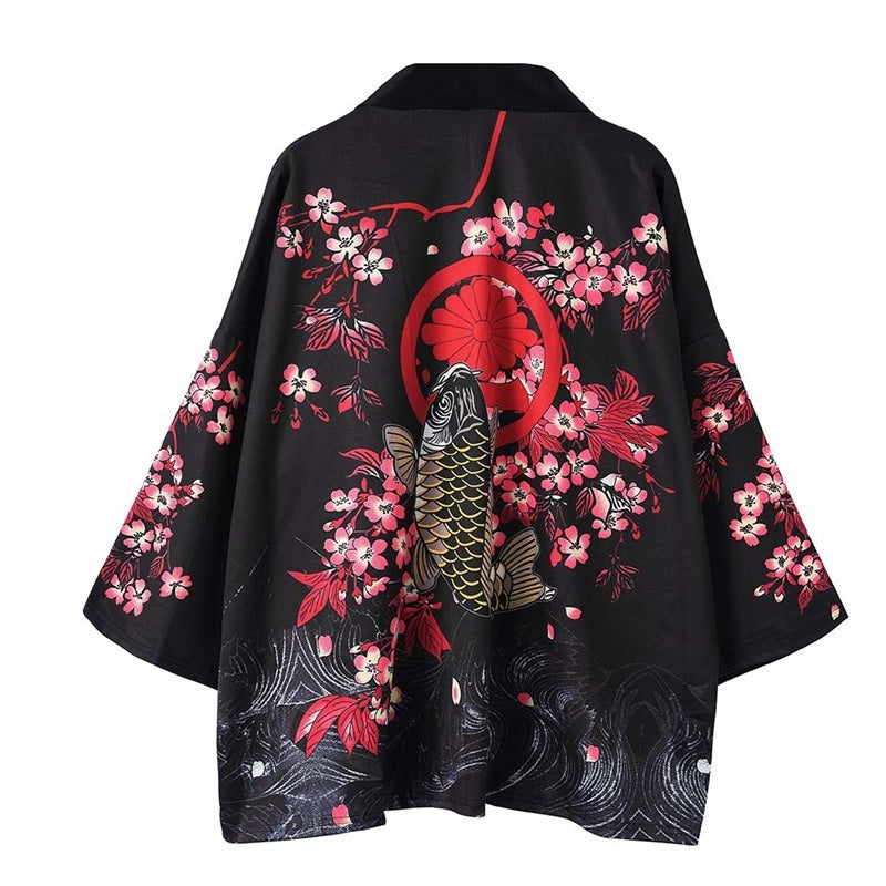 Japanese Women Kimono Koi and Cranes - Kawaiies - Adorable - Cute - Plushies - Plush - Kawaii