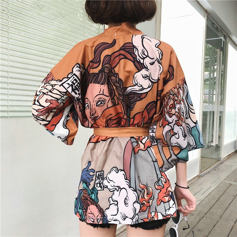Japanese Women Kimono Mystic World - Kawaiies - Adorable - Cute - Plushies - Plush - Kawaii