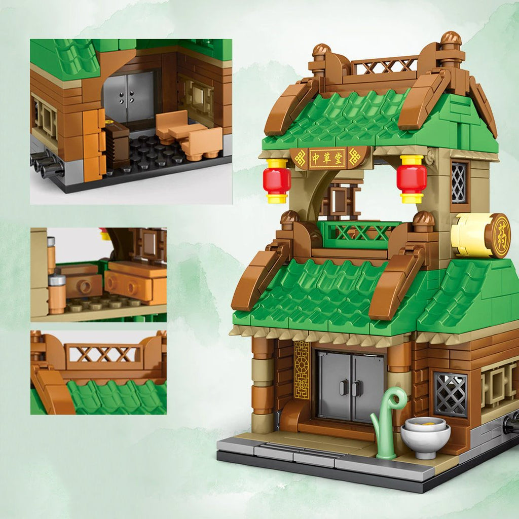 Jiangsu Streets Stores Set 1 Building Sets - Kawaiies - Adorable - Cute - Plushies - Plush - Kawaii