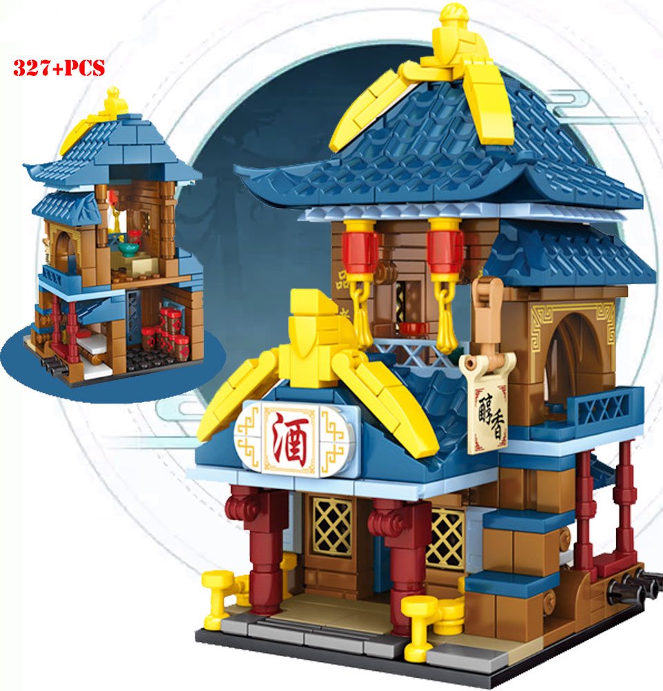 Jiangsu Streets Stores Set 1 Building Sets - Kawaiies - Adorable - Cute - Plushies - Plush - Kawaii