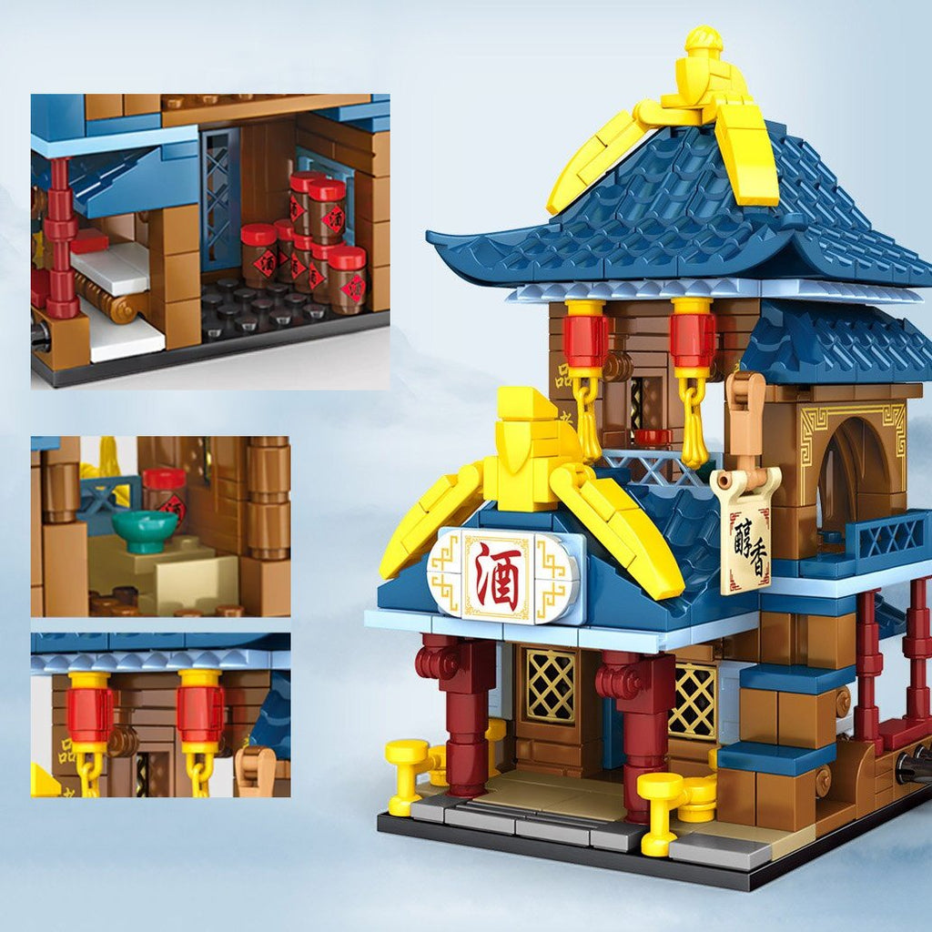 Jiangsu Streets Stores Set 1 Building Sets - Kawaiies - Adorable - Cute - Plushies - Plush - Kawaii