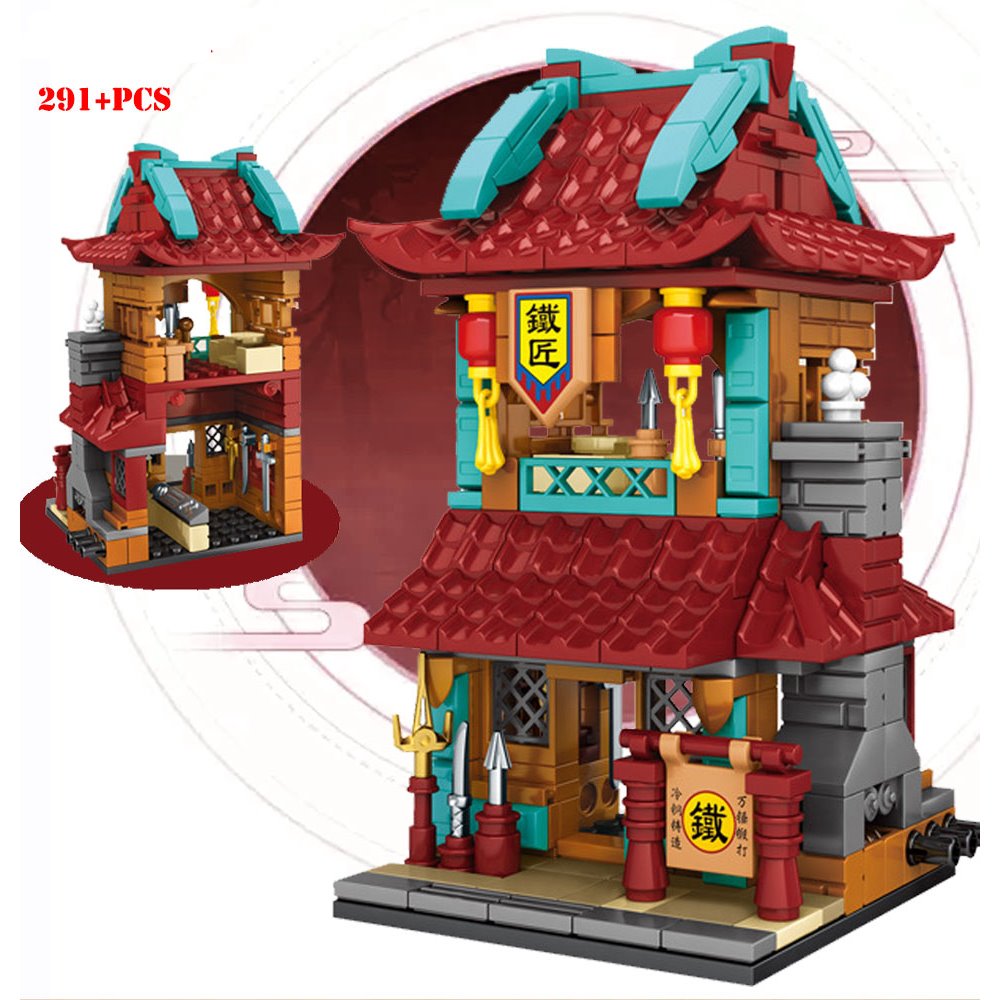 Jiangsu Streets Stores Set 1 Building Sets - Kawaiies - Adorable - Cute - Plushies - Plush - Kawaii