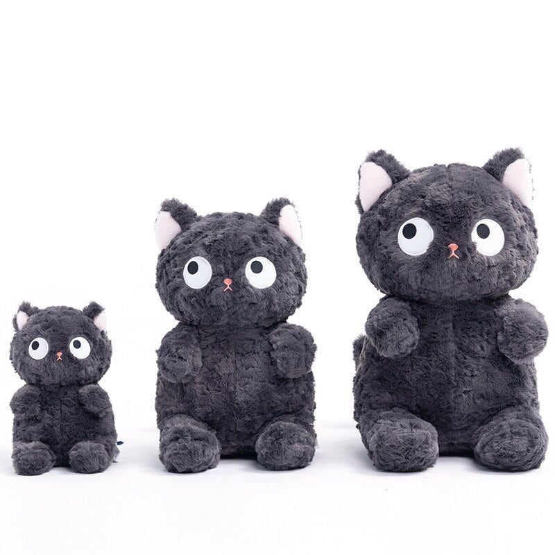 Jiji the Cute Fluffy Black Cat Plushie | NEW - Kawaiies - Adorable - Cute - Plushies - Plush - Kawaii