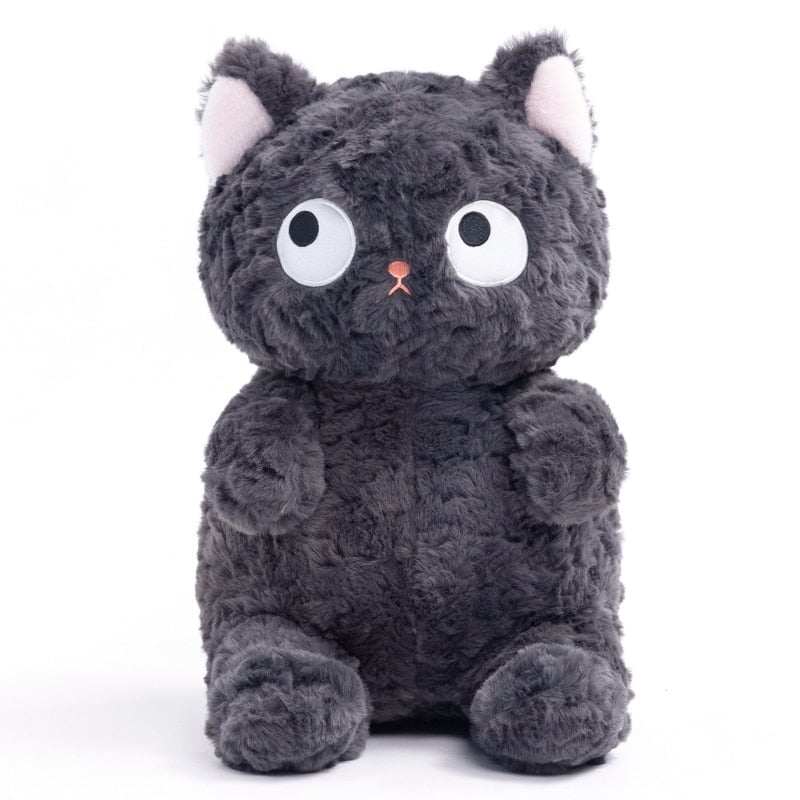 Jiji the Cute Fluffy Black Cat Plushie – Kawaiies