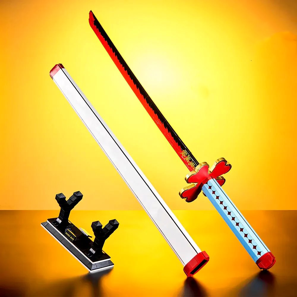 kawaiies-softtoys-plushies-kawaii-plush-Kanroji Mitsuri Love Sword and Stand Building Blocks Build it 