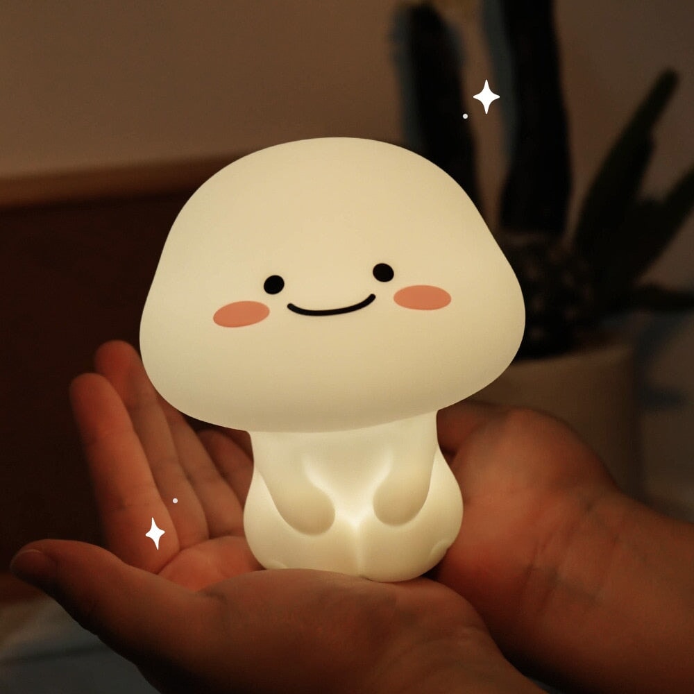 Kawaii Animated Marshmellowboy LED Night Light - Kawaiies - Adorable - Cute - Plushies - Plush - Kawaii
