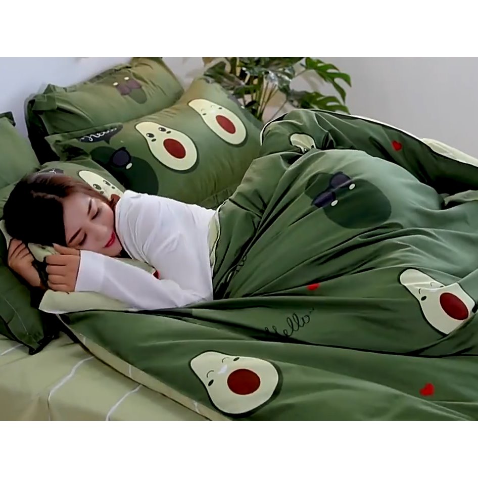 Kawaii Avocado Buddies Bedding Set - Kawaiies - Adorable - Cute - Plushies - Plush - Kawaii