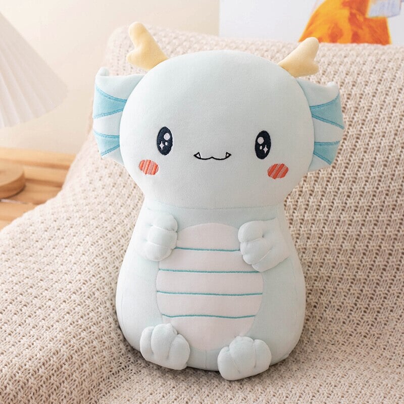 kawaiies-softtoys-plushies-kawaii-plush-Kawaii Axolotl Dragon Plush | NEW Soft toy Blue 8in / 20cm 
