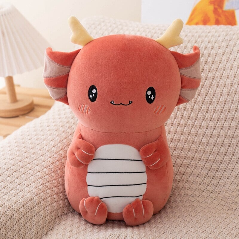 kawaiies-softtoys-plushies-kawaii-plush-Kawaii Axolotl Dragon Plush | NEW Soft toy Red 8in / 20cm 