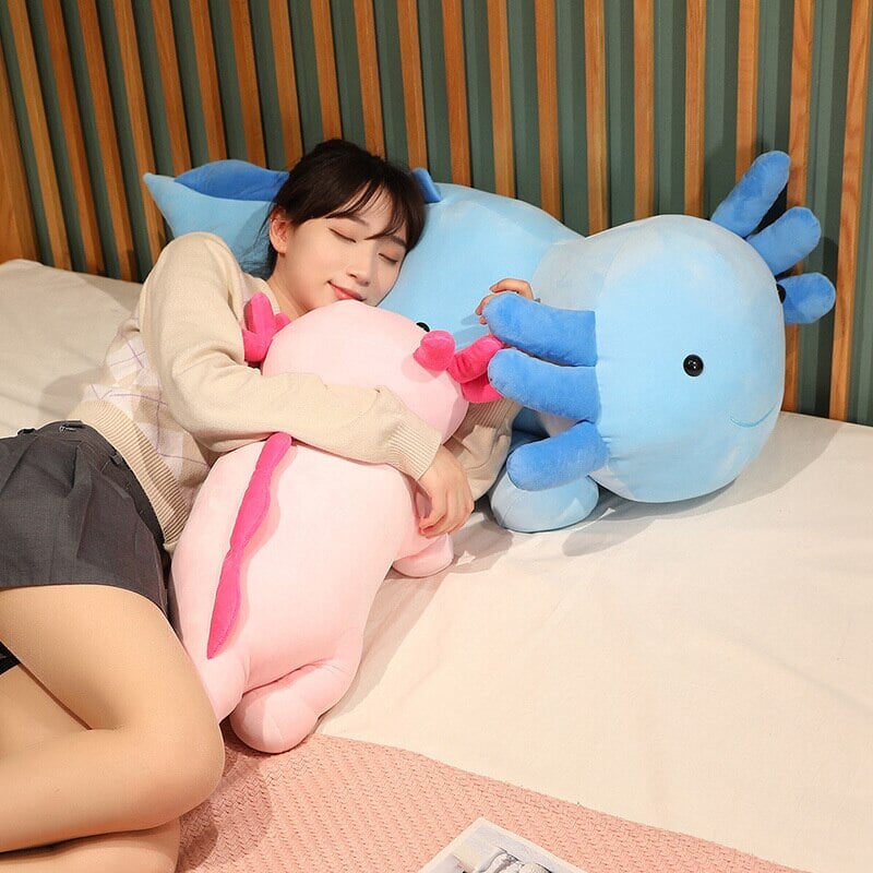 Kawaii Axolotl Salamander Plushie Family - Kawaiies - Adorable - Cute - Plushies - Plush - Kawaii