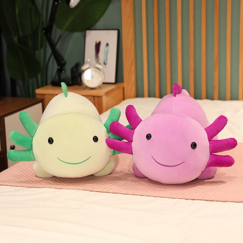 Kawaii Axolotl Salamander Plushie Family - Kawaiies - Adorable - Cute - Plushies - Plush - Kawaii