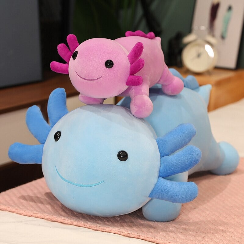 Kawaii Axolotl Salamander Plushie Family - Kawaiies - Adorable - Cute - Plushies - Plush - Kawaii