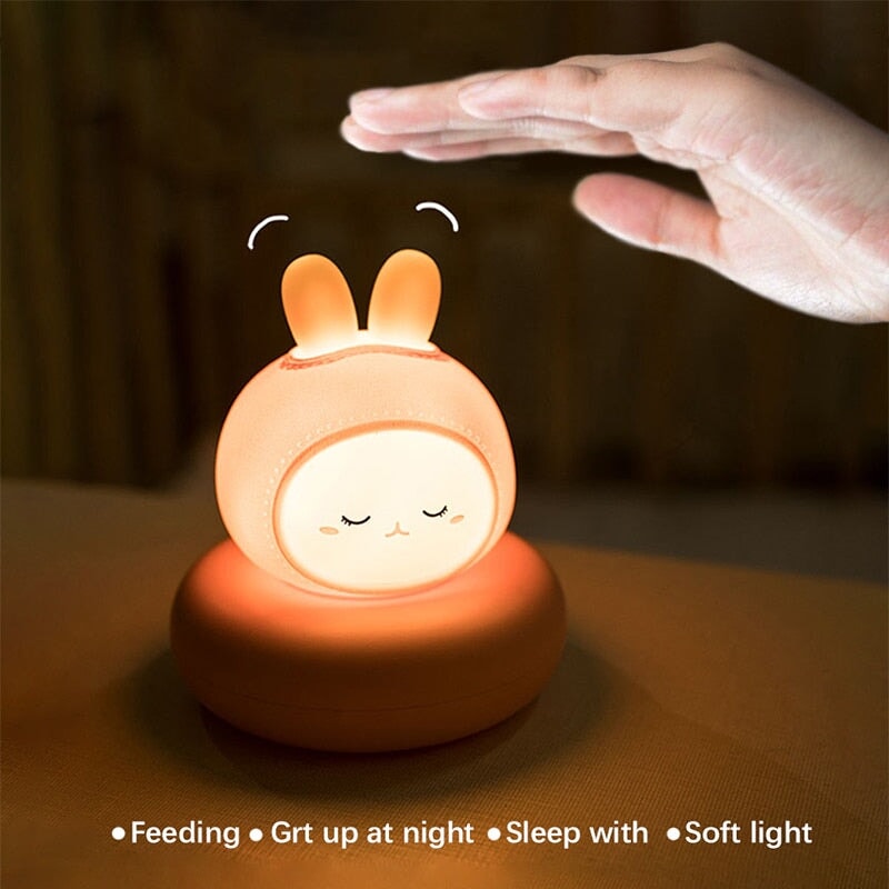 Kawaii Bear Bunny Duck Cat LED Night Light - Kawaiies - Adorable - Cute - Plushies - Plush - Kawaii