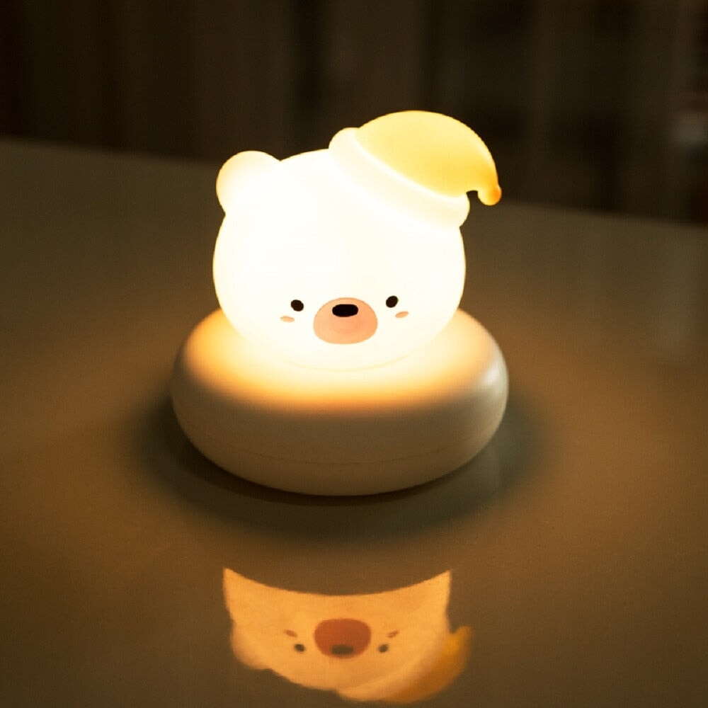 Kawaii Bear Bunny Duck Cat LED Night Light - Kawaiies - Adorable - Cute - Plushies - Plush - Kawaii