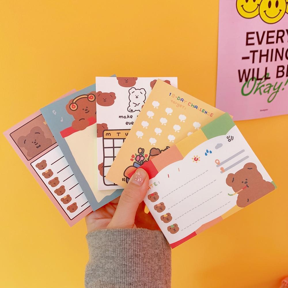 Kawaii Bao Bear Memo Pads - Kawaiies - Adorable - Cute - Plushies - Plush - Kawaii