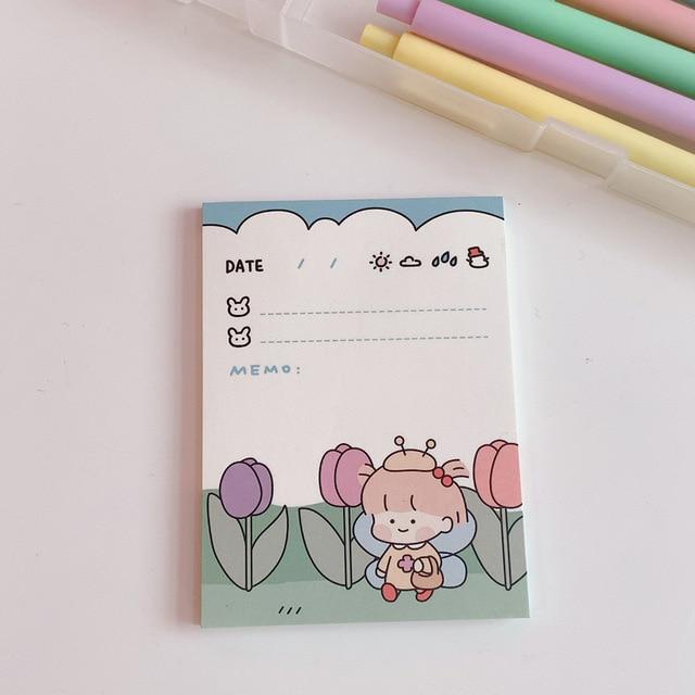 Kawaii 'Bella & Mimi' Memo Pads - Kawaiies - Adorable - Cute - Plushies - Plush - Kawaii