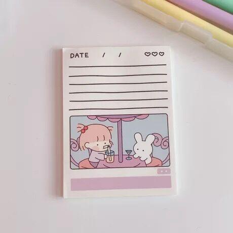 Kawaii 'Bella & Mimi' Memo Pads - Kawaiies - Adorable - Cute - Plushies - Plush - Kawaii