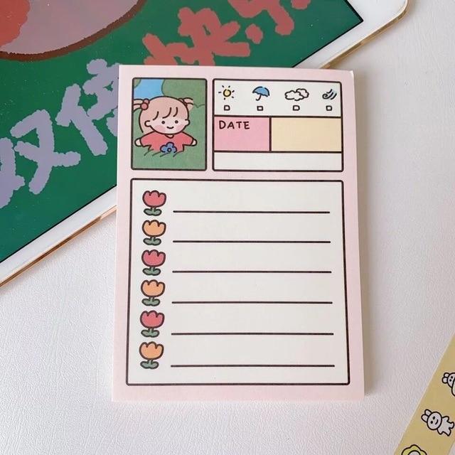 Kawaii 'Bella & Mimi' Memo Pads - Kawaiies - Adorable - Cute - Plushies - Plush - Kawaii