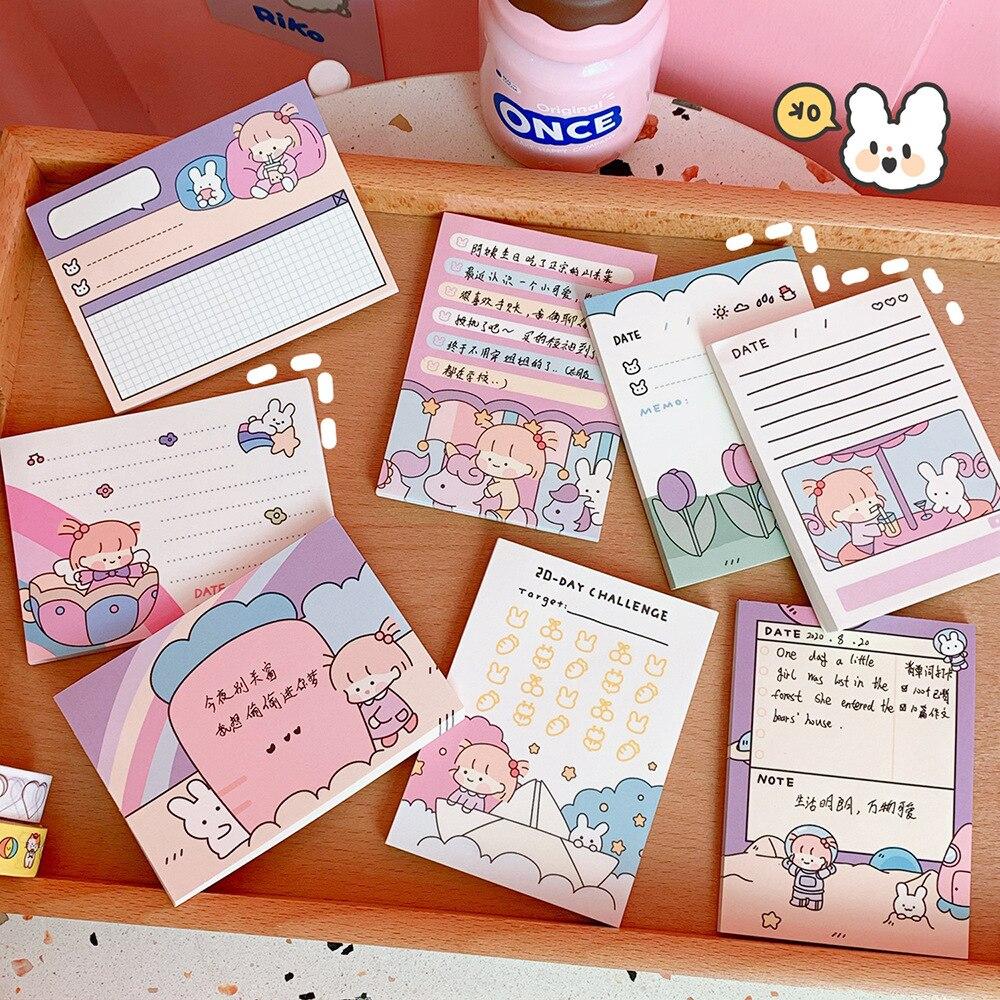 Kawaii 'Bella & Mimi' Memo Pads - Kawaiies - Adorable - Cute - Plushies - Plush - Kawaii