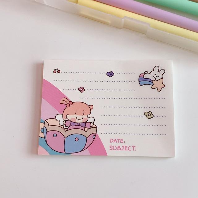 Kawaii 'Bella & Mimi' Memo Pads - Kawaiies - Adorable - Cute - Plushies - Plush - Kawaii