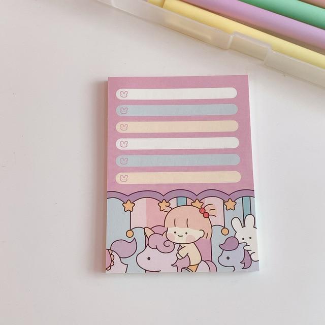 Kawaii 'Bella & Mimi' Memo Pads - Kawaiies - Adorable - Cute - Plushies - Plush - Kawaii