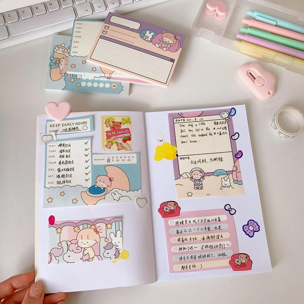 Kawaii 'Bella & Mimi' Memo Pads - Kawaiies - Adorable - Cute - Plushies - Plush - Kawaii