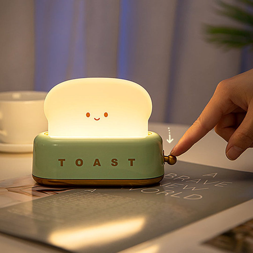 Kawaii Bread Toaster Machine LED Night Light - Kawaiies - Adorable - Cute - Plushies - Plush - Kawaii