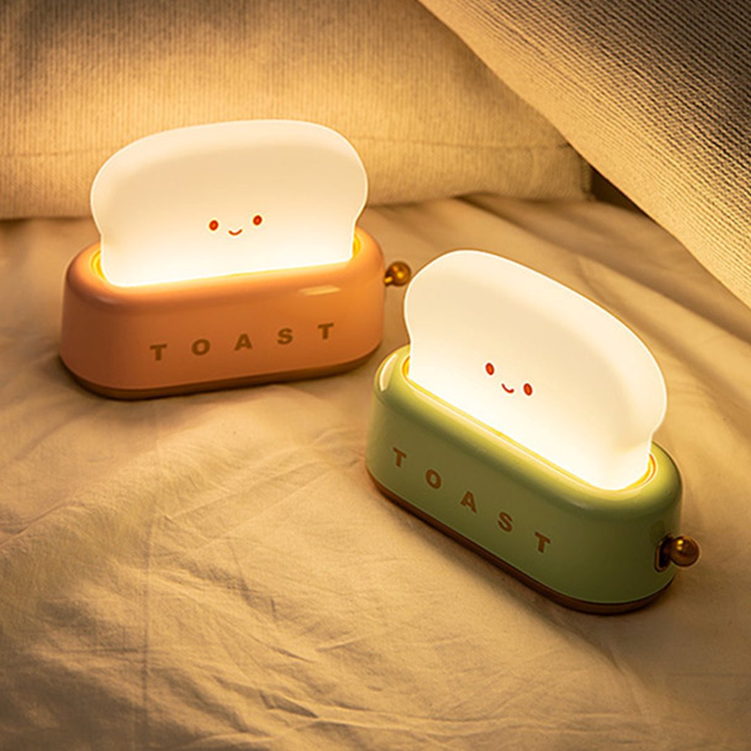 Kawaii Bread Toaster Machine LED Night Light – Kawaiies