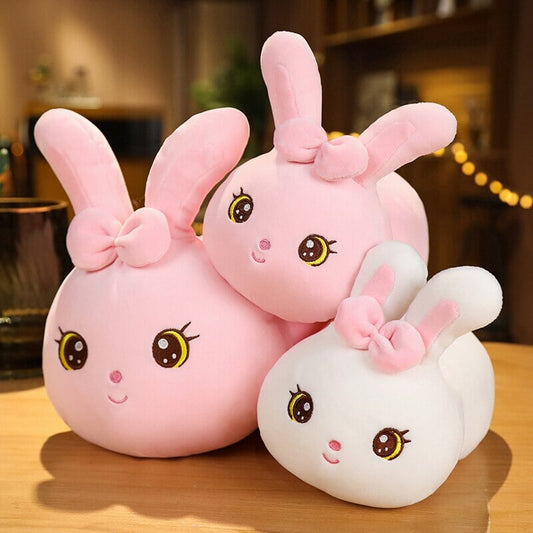Kawaii Bunny Long Pillow Plushie - Kawaiies - Adorable - Cute - Plushies - Plush - Kawaii