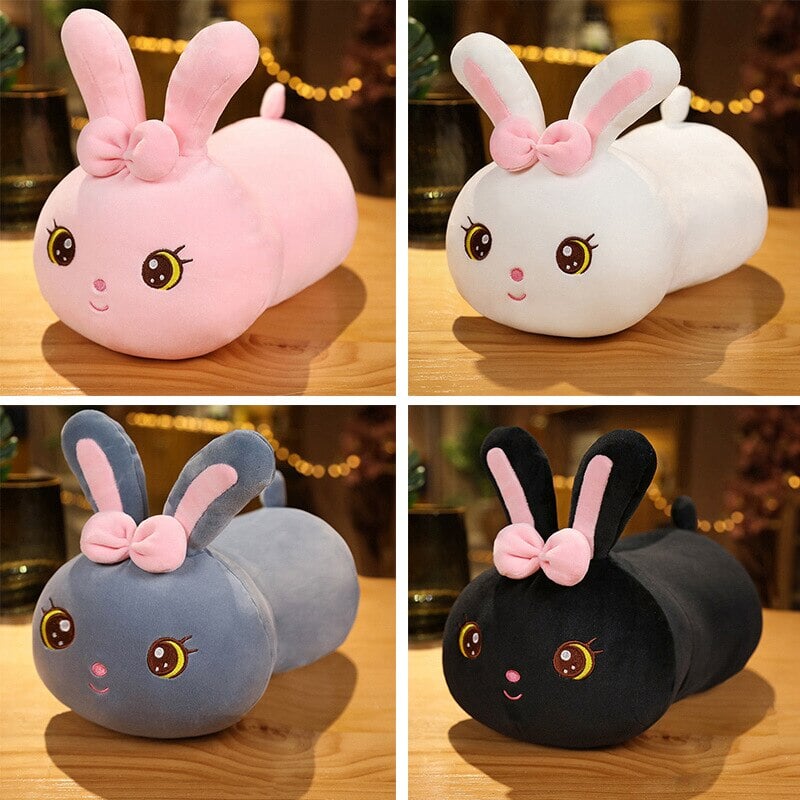 Kawaii Bunny Long Pillow Plushie - Kawaiies - Adorable - Cute - Plushies - Plush - Kawaii