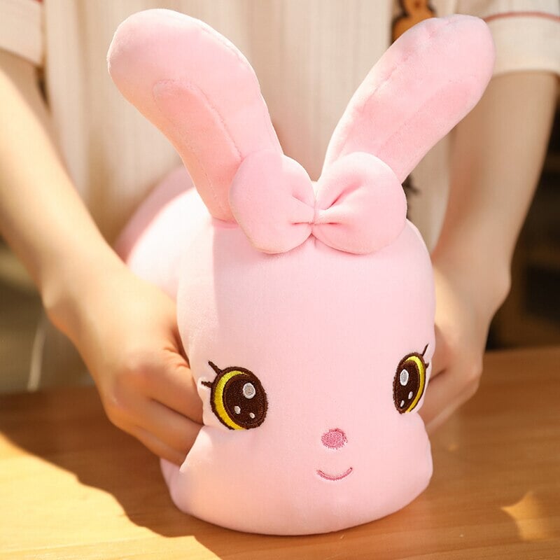 Kawaii Bunny Long Pillow Plushie - Kawaiies - Adorable - Cute - Plushies - Plush - Kawaii