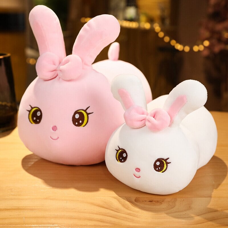 Kawaii Bunny Long Pillow Plushie - Kawaiies - Adorable - Cute - Plushies - Plush - Kawaii