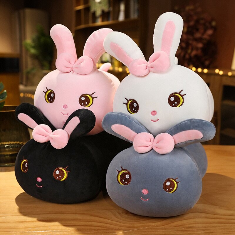 Kawaii Bunny Long Pillow Plushie - Kawaiies - Adorable - Cute - Plushies - Plush - Kawaii