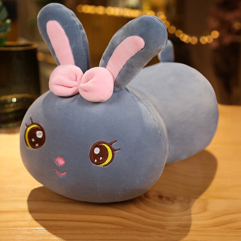 Kawaii Bunny Long Pillow Plushie - Kawaiies - Adorable - Cute - Plushies - Plush - Kawaii