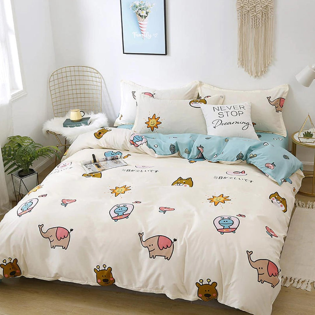 Kawaii Cartoon Characters Bedding Set - Kawaiies - Adorable - Cute - Plushies - Plush - Kawaii