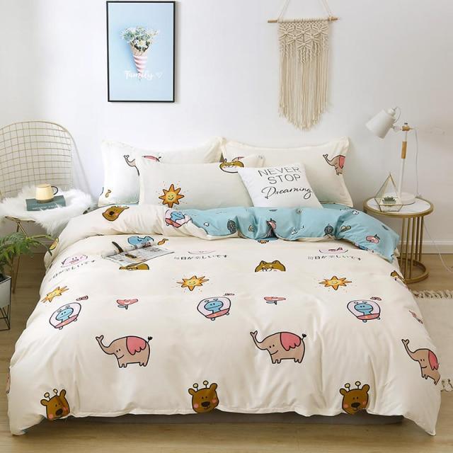 Kawaii Cartoon Characters Bedding Set - Kawaiies - Adorable - Cute - Plushies - Plush - Kawaii